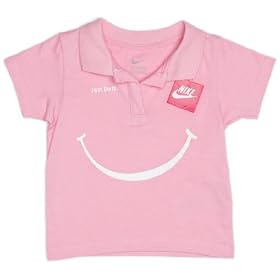 Nike Infants Short Sleeve Polo Shirt for 3 - 6 Months (Pink)