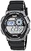 Casio Men's AE1000W-1BVCF Silver-Tone and Black Digital Sport Watch