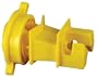 Zareba YRP25N Electric Fence Yellow Rod Post Insulator, 25-Pack
