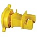 Zareba YRP25N Electric Fence Yellow Rod Post Insulator, 25-Pack