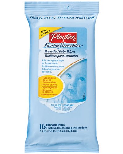 Playtex Baby Nursing Necessities Breastfed Baby Wipes: 16 Count Travel Pack