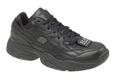 Skechers Sk76690 Lace-Up Shoe Black Size 8