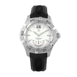 TAG Heuer Men s WAF1011 FT8010 Aquaracer Grande Date Silver Dial Watch