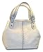 Michael Kors Astor Leather Vanilla "Grab" Handbag
