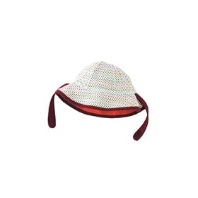 Tea Collection Daily Tea Check Stripe Reversible Hat