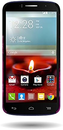 Alcatel One Touch Fierce 2 Case, By CoverOn® Hard Back Slim Design 1 Pc Case for Alcatel One Touch Fierce 2 / Pop Icon - Purple Love