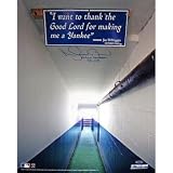 Mariano Rivera Signed Photo of Joe DiMaggio Quote In The Yankee Stadium Tunnel 16x20 Photo w Enter Sandman, 95-08 Insc.