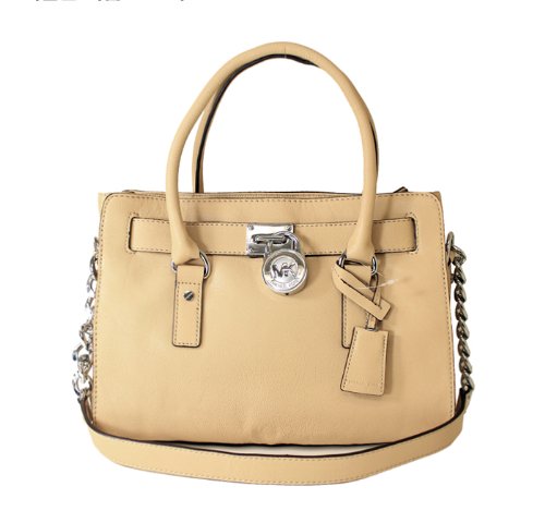 MICHAEL Michael Kors Hamilton EW Satchel Nude