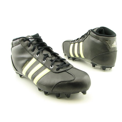 ADIDAS University LE Mid Football Shoes Black Mens SZ