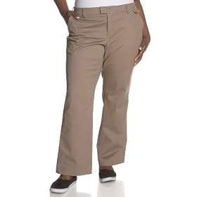 Dockers Ladies Plus Jaelynn Stretch Twill Sateen Pant with Truly Slimming