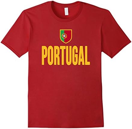 Men's Portugal Soccer T-shirt 2016 National Football Team Jersey 3XL Cranberry