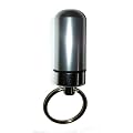 Large Emergency Cash Stash Pill Keyring Aluminium Container