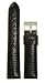 Ladies' Genuine Lizard Watchband Black 18mm Watch Band