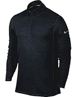 Nike Mens Dri-Fit Wool Half-Zip Long Sleeve Running Shirt Grey 746786-084