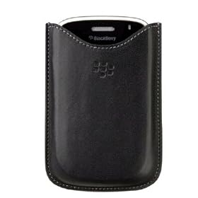 OEM Blackberry Bold 9000 Leather Pocket Case Sleeve (HDW-19608-001)