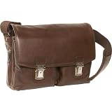 Kenneth Cole REACTION - Kenneth Cole Reaction Business and Luggage 3.5" Double Gusset Full Grain Cowhide Leather Messenger