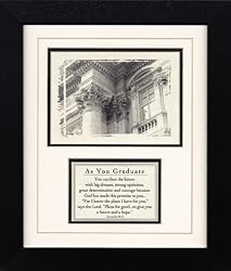As You Graduate - Beautiful Decorative Wall Framed :A Timeless and Priceless Poetry Collection Art