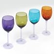 Sophia Stemware Wione Glass Set,Jeweltone - Set Of 4