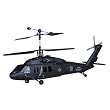 E-Flite SH-60 Seahawk Body Set, Black: Blade CX/2/3