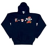 41Enxm7em1L. SL160  Nintendo   Mario Chasing Mushroom Hoodie   XX Large