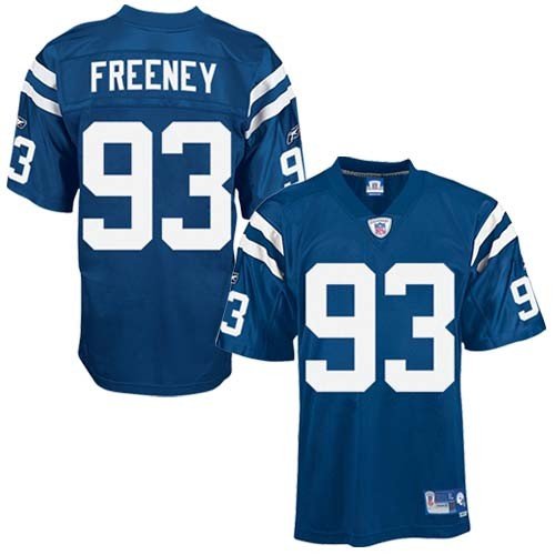 Dwight Freeney Blue Reebok NFL Premier Indianapolis Colts Jersey - Large