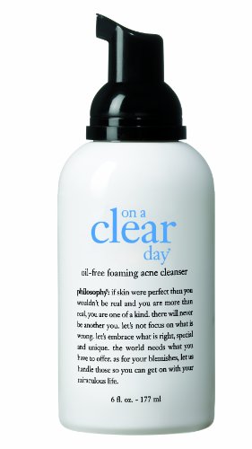 Philosophy On a Clear Day Foaming Acne Cleanser, 6 Ounce 41Eo1Dt 0qL Philosophy On a Clear Day Foaming Acne Cleanser, 6 Ounce