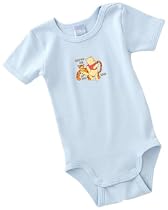 P&uuml;ttmann - Disney 99063 - Winnie Pooh Body, 1 x1 Feinripp Druck Gr&ouml;&szlig;e 80 blau (706), FJSO09