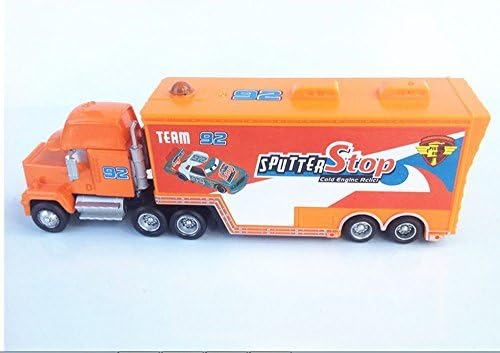 D0060 Funny Pixar Cars diecast figure toy Alloy Car Model for kids children Toy-Container truck yellow NO.92