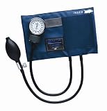 Mabis Dmi Healthcare 01-133-011 Caliber Series Adjustable Aneroid Sphygmomanometer - Adult, Blue