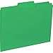 Business Source 43563 File Folder, Interior, Ltr, 1/3" Cut, 100/BX, Green