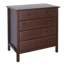 Roxanne 4 Drawer Dresser in Espresso Finish By Da Vinci Baby Furniture