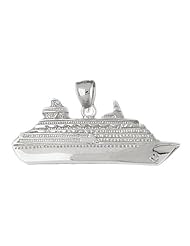 Clevereves 14K White Gold Pendant Cruise Ship 8.4 - Gram(s)