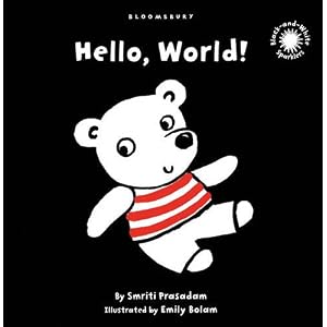 Hello, World!: Black and White Sparkler Board Book