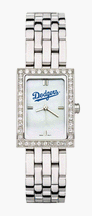 Los Angeles Dodgers Women's Allure Watch with Stainless Steel Bracelet