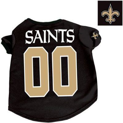 New Orleans Saints Dog Jersey - Size Large (Please See Size Tips In Product Description)
