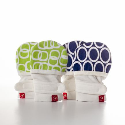 guavamitts - smart stay on baby mittens -2 pack