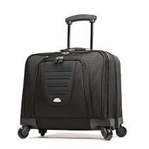 Hot Sale Samsonite 10392 Spinner Mobile Office Wheeled Briefcase (Black)