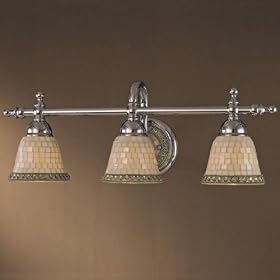 Minka 6053-77 Piastrella 3 Light Bath Bar, Chrome by Minka