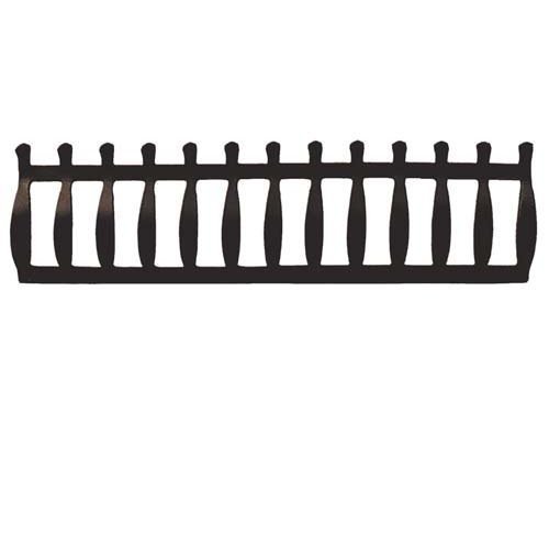 fireside decorative fireplace grate front – cast iron