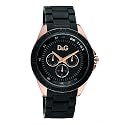 Dolce&Gabbana - DW0778 - Montre Homme - Quartz Analogique - Cadran Noir - Bracelet R&eacute;sine Noir