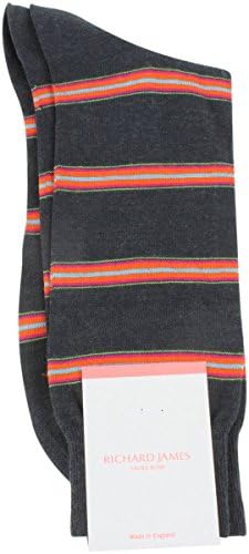 Racing Green Maranon Quad Stripe Socks by Richard James