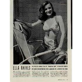 ELLA RAINES - The pretty young star of "Phantom Lady" began her career by being incorporated for $1,000,000 by a production firm. ..... 1944 LIFE Magazine Article, A4018B.