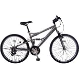 JEEP（ジープ）26インチMTB Wサス自転車WRANGLER SPORT JE-261TE チタン
