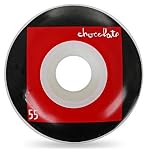 Chocolate Red Square (Set of 4) Skateboard Wheels - 55mm - Black