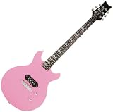 Daisy Rock Elite Rebel Guitar, Sheena Pink - B000HVVYTS