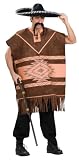Adult Mexican Poncho Costume - Adult Std.