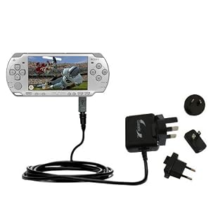 International Wall Home AC Charger for the Sony PSP-2001 Playstation Portable - uses Gomadic... by Gomadic