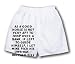White Boxer Short with As a good horse is not very apt to jump over a bank, if left t...
