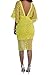 shekiss Summer Lace Sexy Party Deep V Collar Burst Club Bodycon Dresses For Women