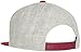 Brixton Men's Cobra Snap Cap, Light Heather Grey/Red, One Size